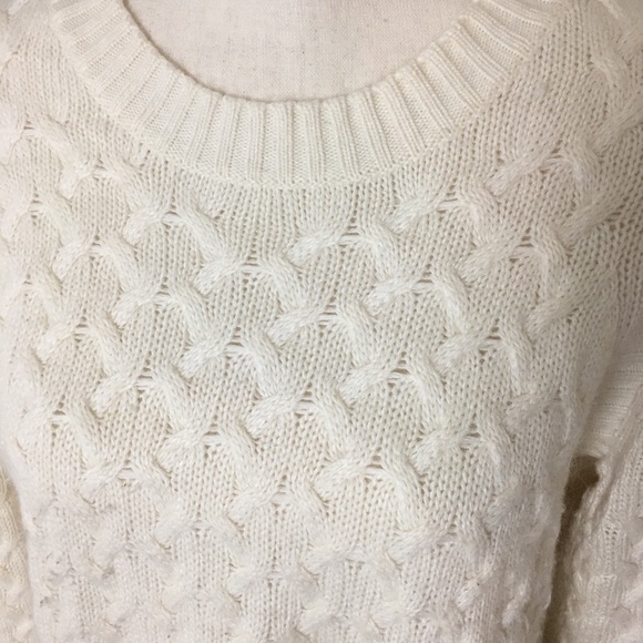 JCrew super soft(rabbit hair)cream sweater size M - Picture 3 of 7